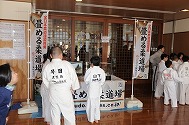 畳める柔道場　展示コーナー