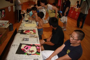 津軽凧絵付体験